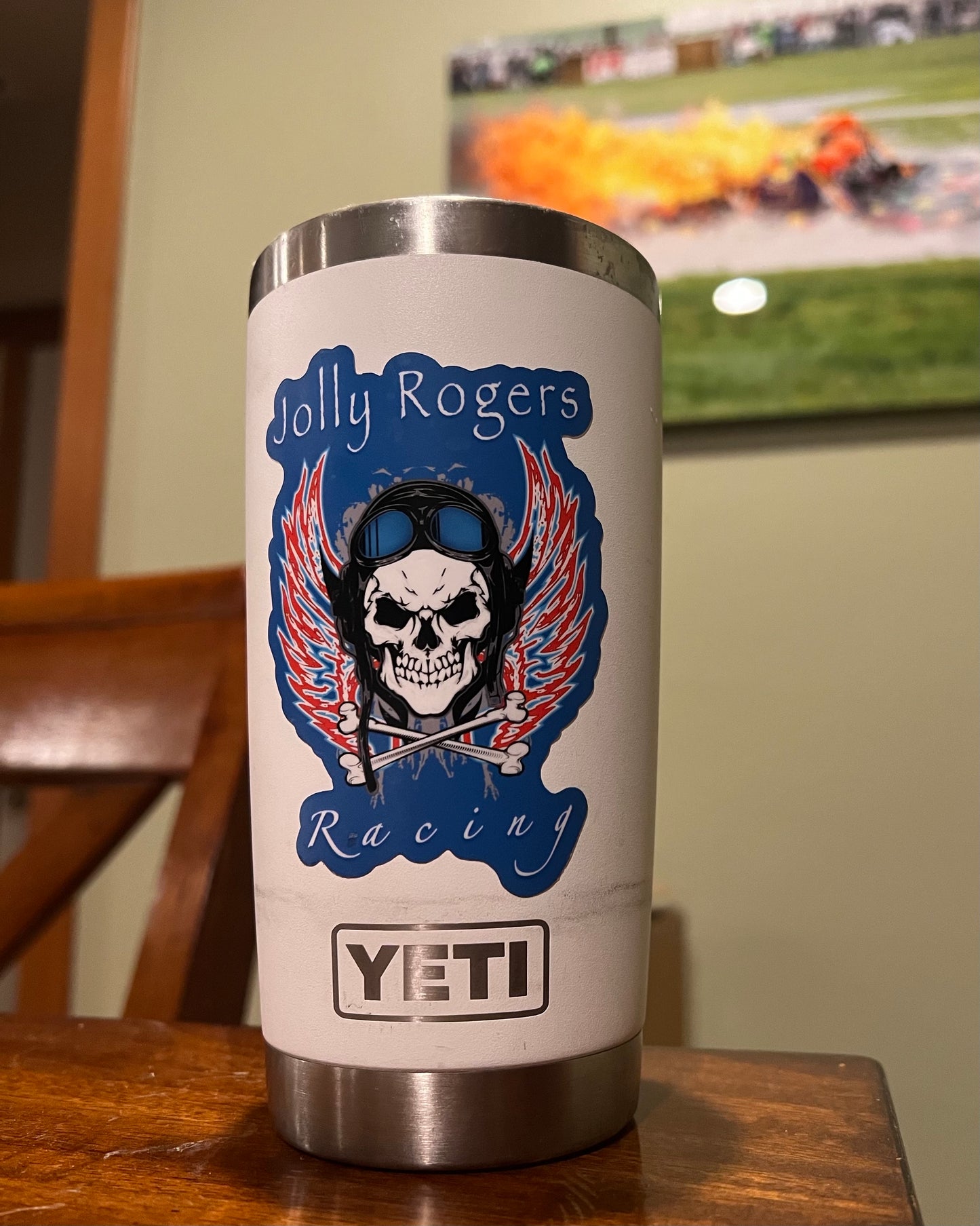 Sticker - throwback skull