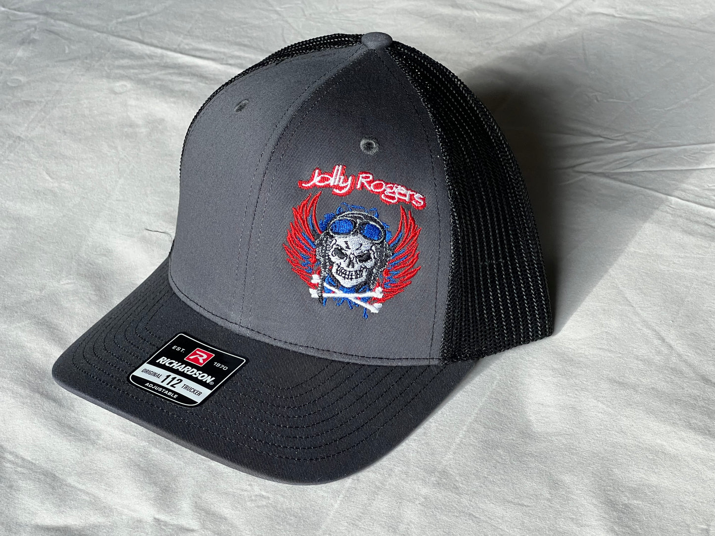 Hat - Skull & Crossbones GRAY/BLACK