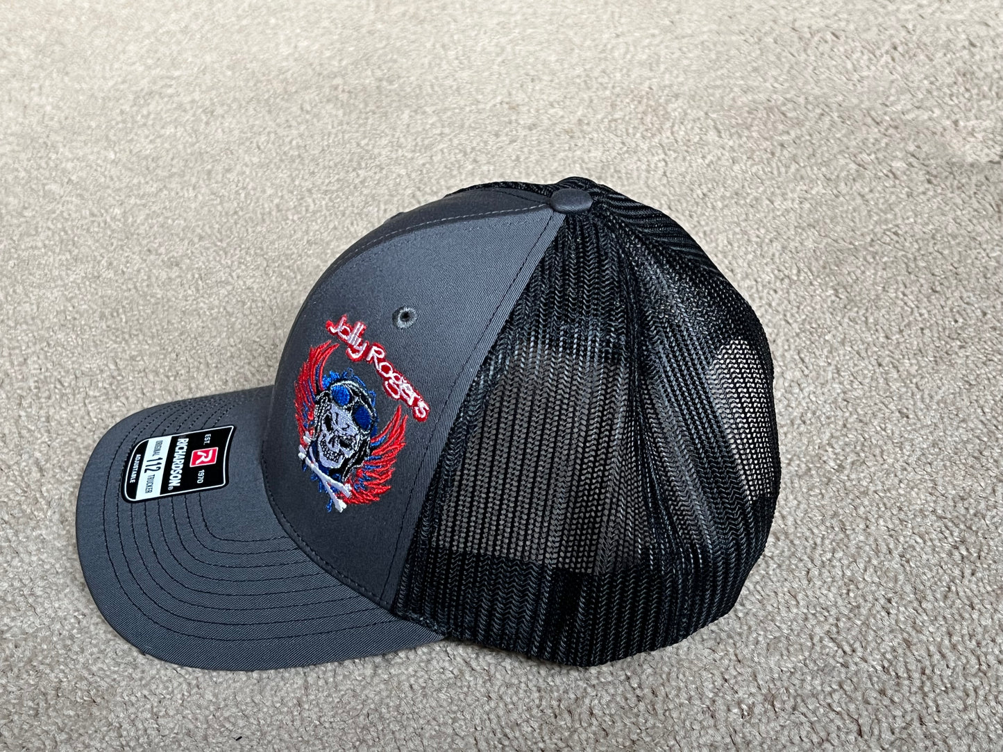 Hat - Skull & Crossbones GRAY/BLACK