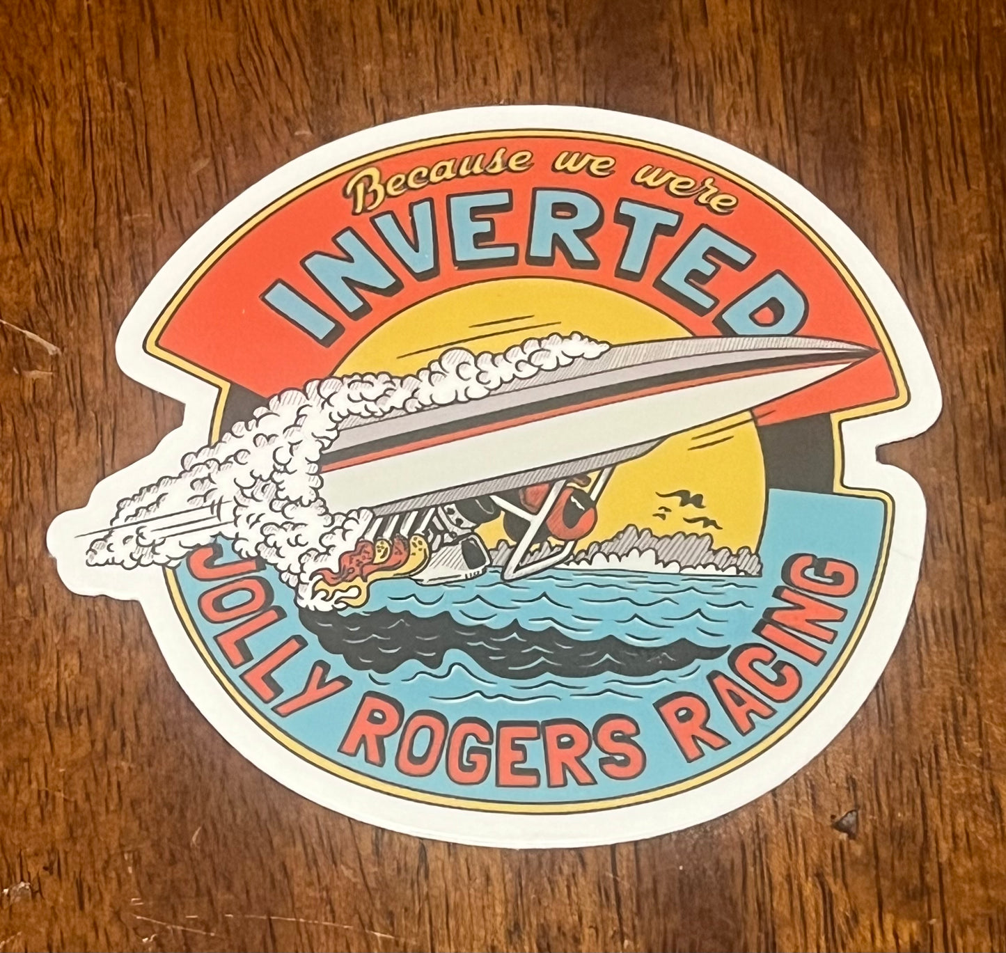 Sticker - Small/retro/inverted