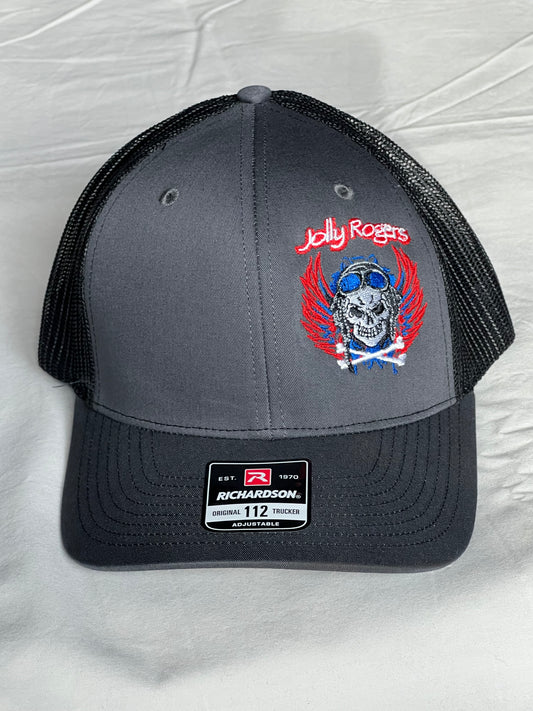 Hat - Skull & Crossbones GRAY/BLACK